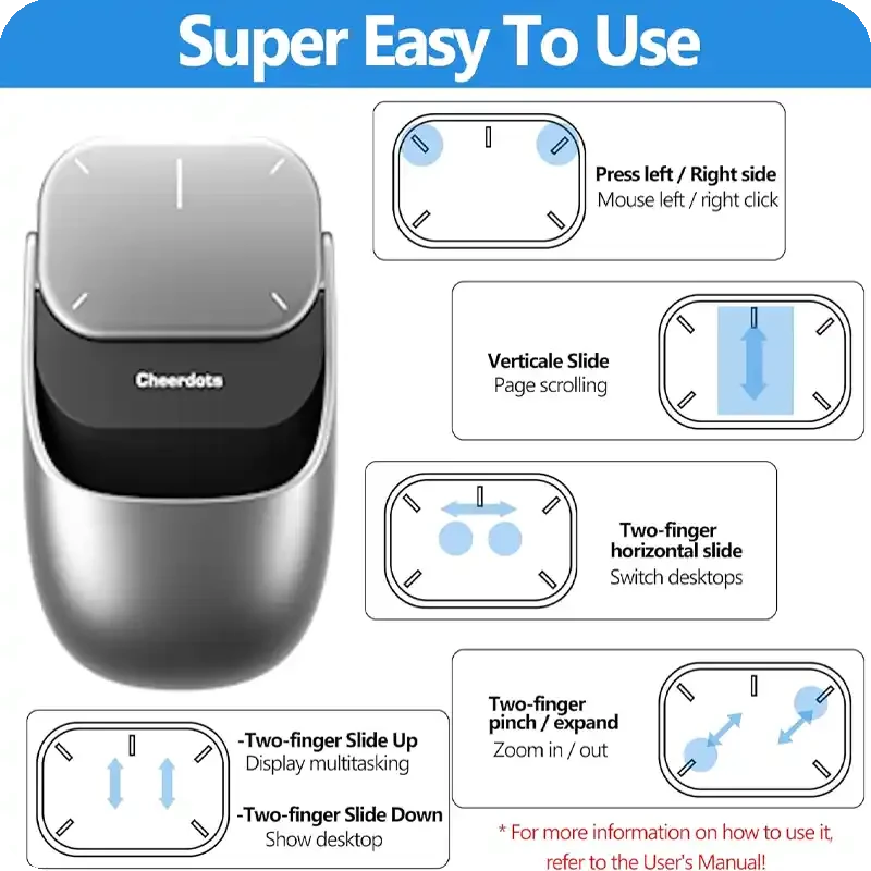 موس بیسیم مجهز به هوش مصنوعی مدل cheerdots 2